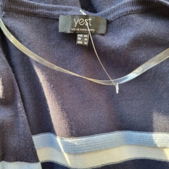 Yest Long Open Cardigan Sweater Sz 12 - Picture 10 of 14